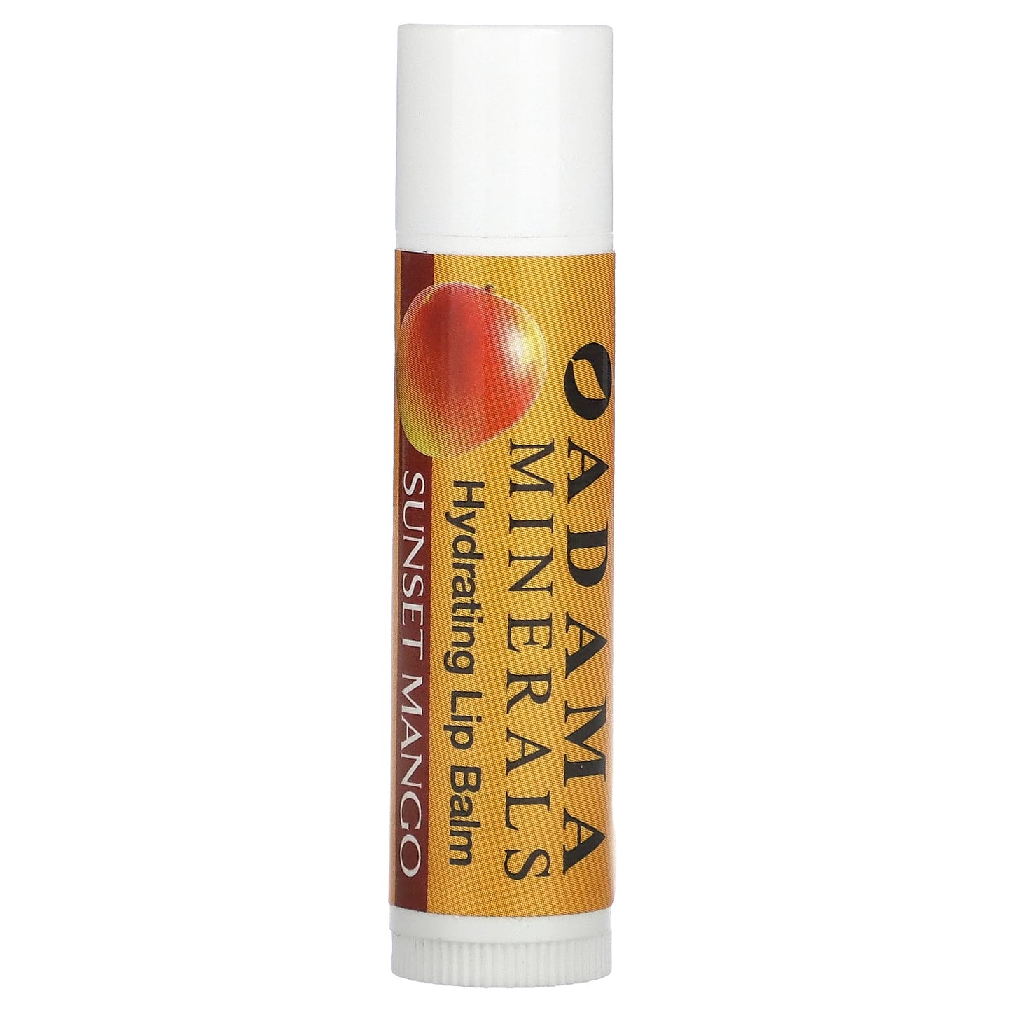 Zion Health-Adama Minerals-Hydrating Lip Balm-Sunset Mango-0.15 oz (4.25 g)