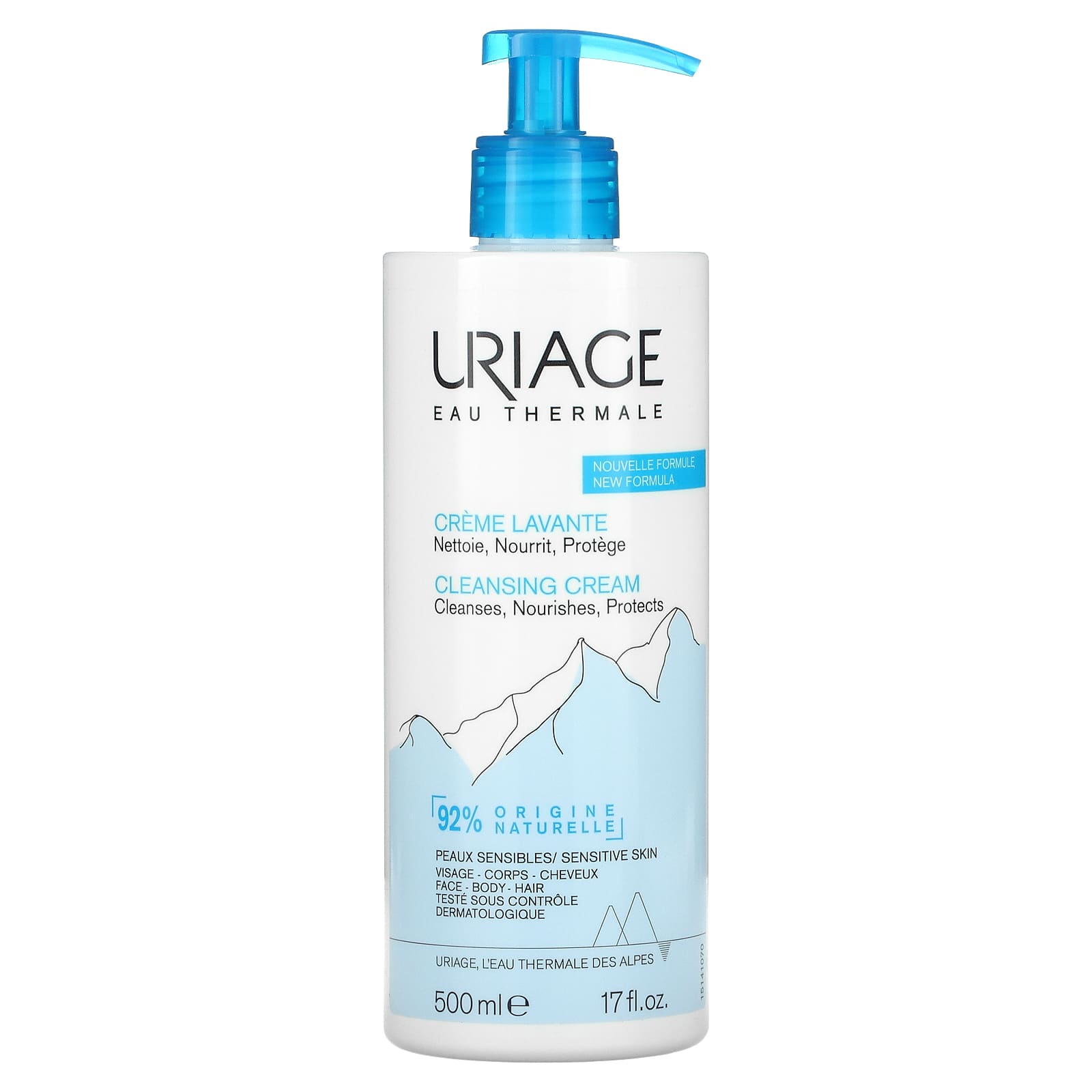 Uriage-Cleansing Cream-17 fl oz (500 ml)