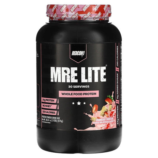 Redcon1-MRE Lite-Whole Food Protein-Strawberry Shortcake-1.92 lb (870 g)