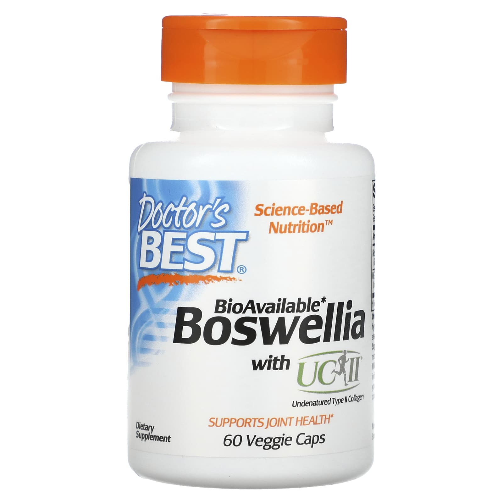 Doctor's Best-Boswellia with UC-II-60 Veggie Caps