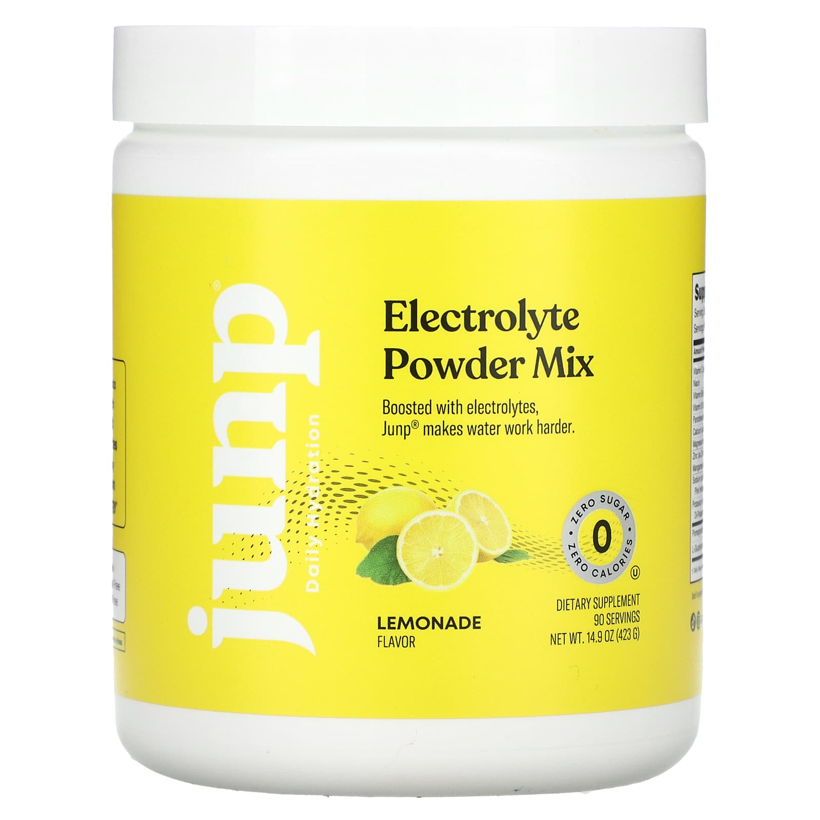 JUNP Hydration-Electrolyte Powder Mix-Lemonade-14.9 oz (423 g)