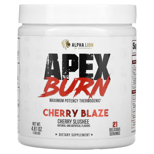 ALPHA LION-Apex Burn- Cherry Blaze-Cherry Slushee-4.81 oz (136.5 g)