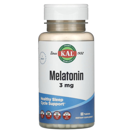 KAL-Melatonin-3 mg-60 Tablets