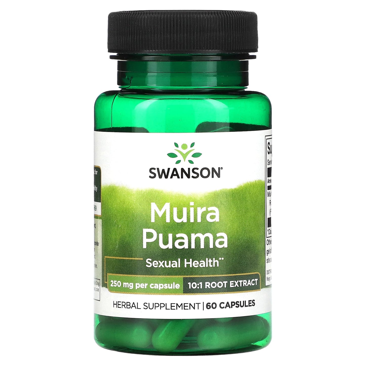 Swanson-Muira Puama-250 mg-60 Capsules