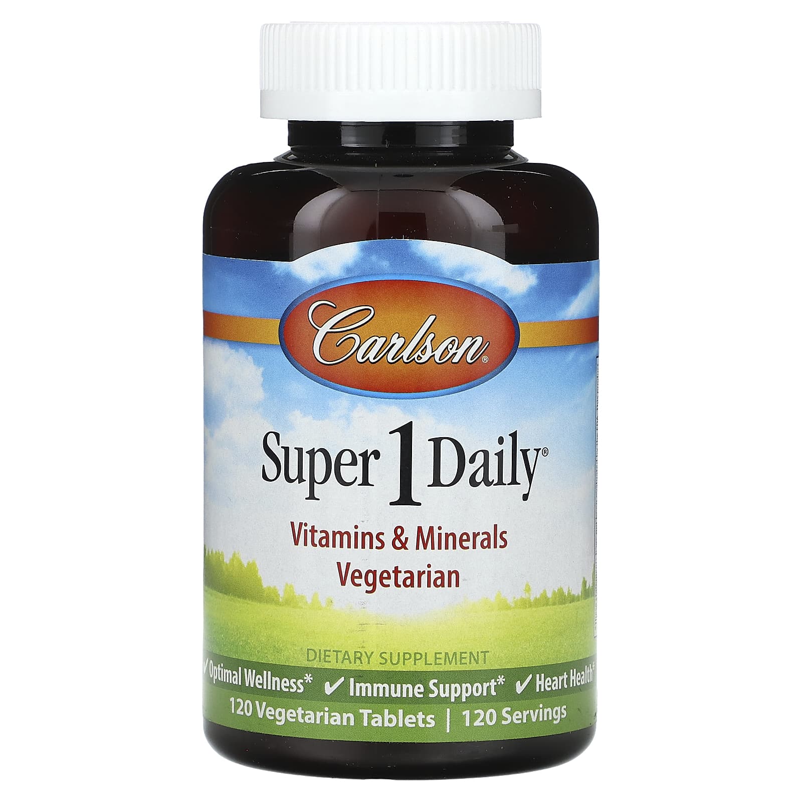 Carlson-Super 1 Daily-120 Vegetarian Tablets