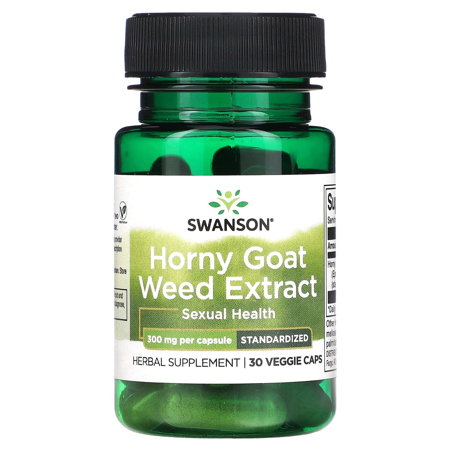 Swanson-Horny Goat Weed Extract-300 mg-30 Veggie Caps