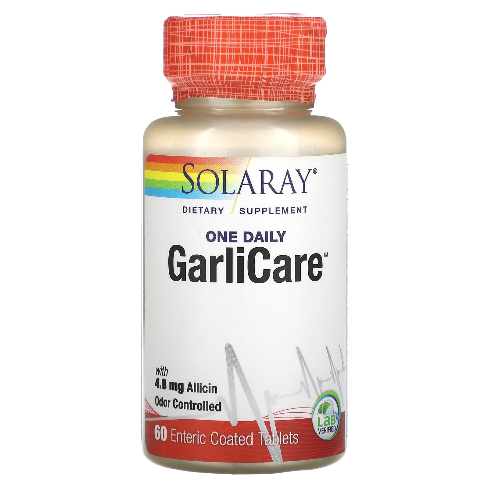 Solaray-One Daily GarliCare-60 Enteric Coated Tablets