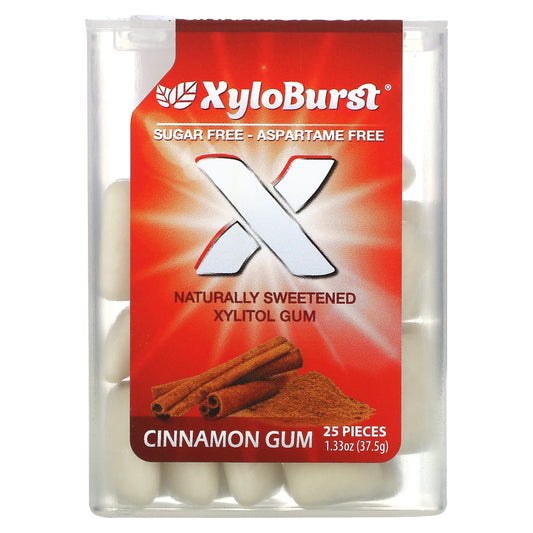 Xyloburst-Xylitol Gum-Cinnamon-25 Pieces