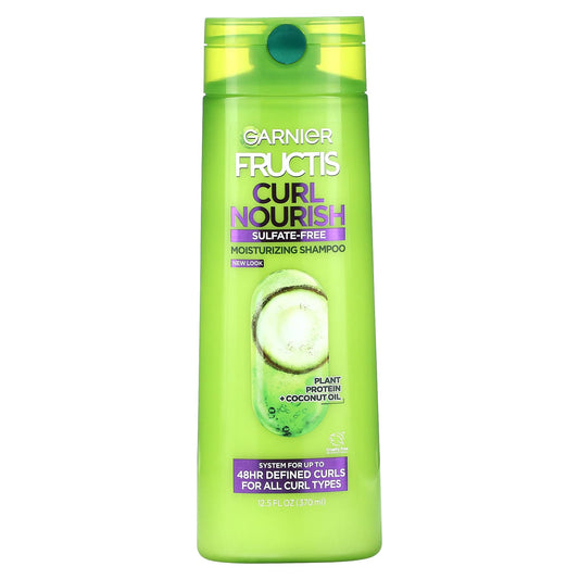 Garnier-Curl Nourish-Moisturizing Shampoo-For All Curl Types-12.5 fl oz (370 ml)