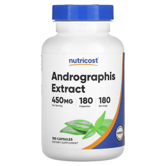 Nutricost-Andrographis Extract-450 mg-180 Capsules