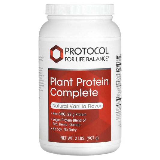 Protocol for Life Balance-Plant Protein Complete-Natural Vanilla -2 lbs (907 g)