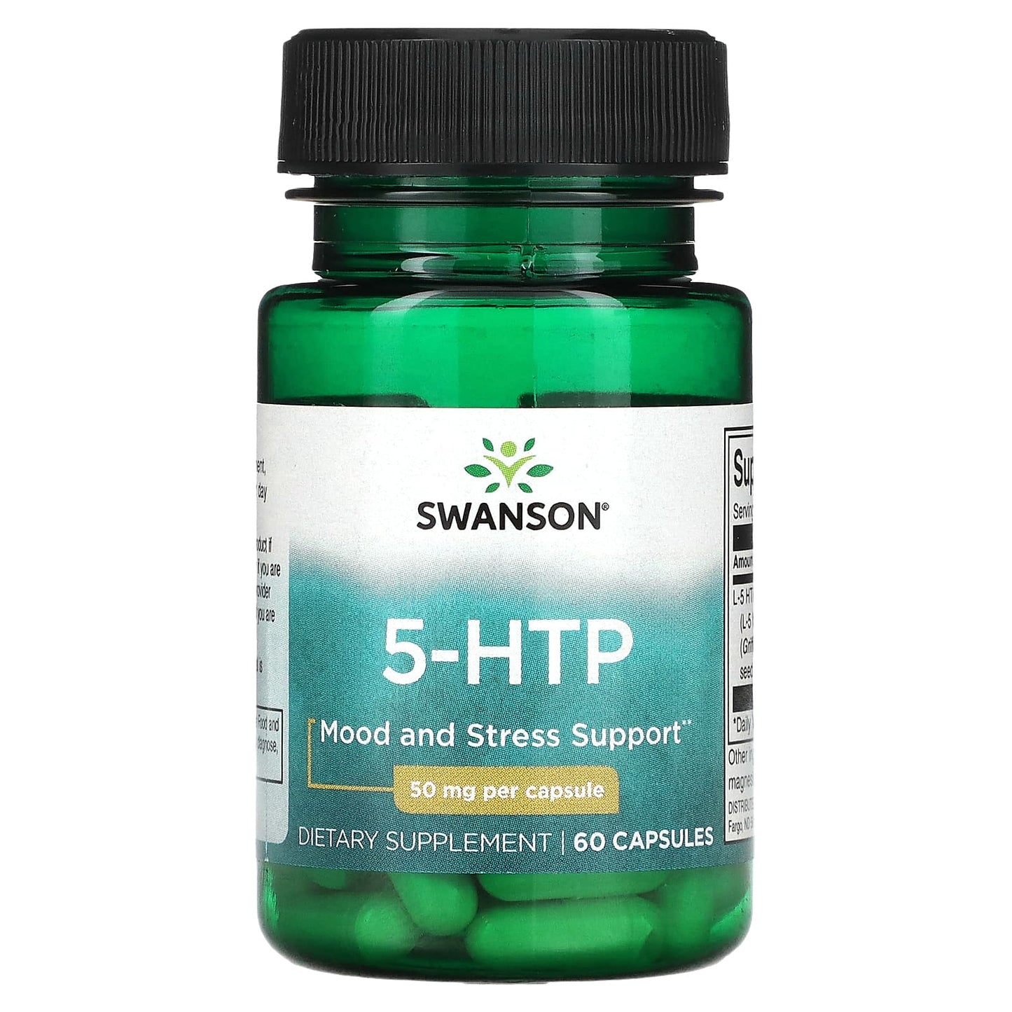 Swanson-5-HTP-50 mg -60 Capsules