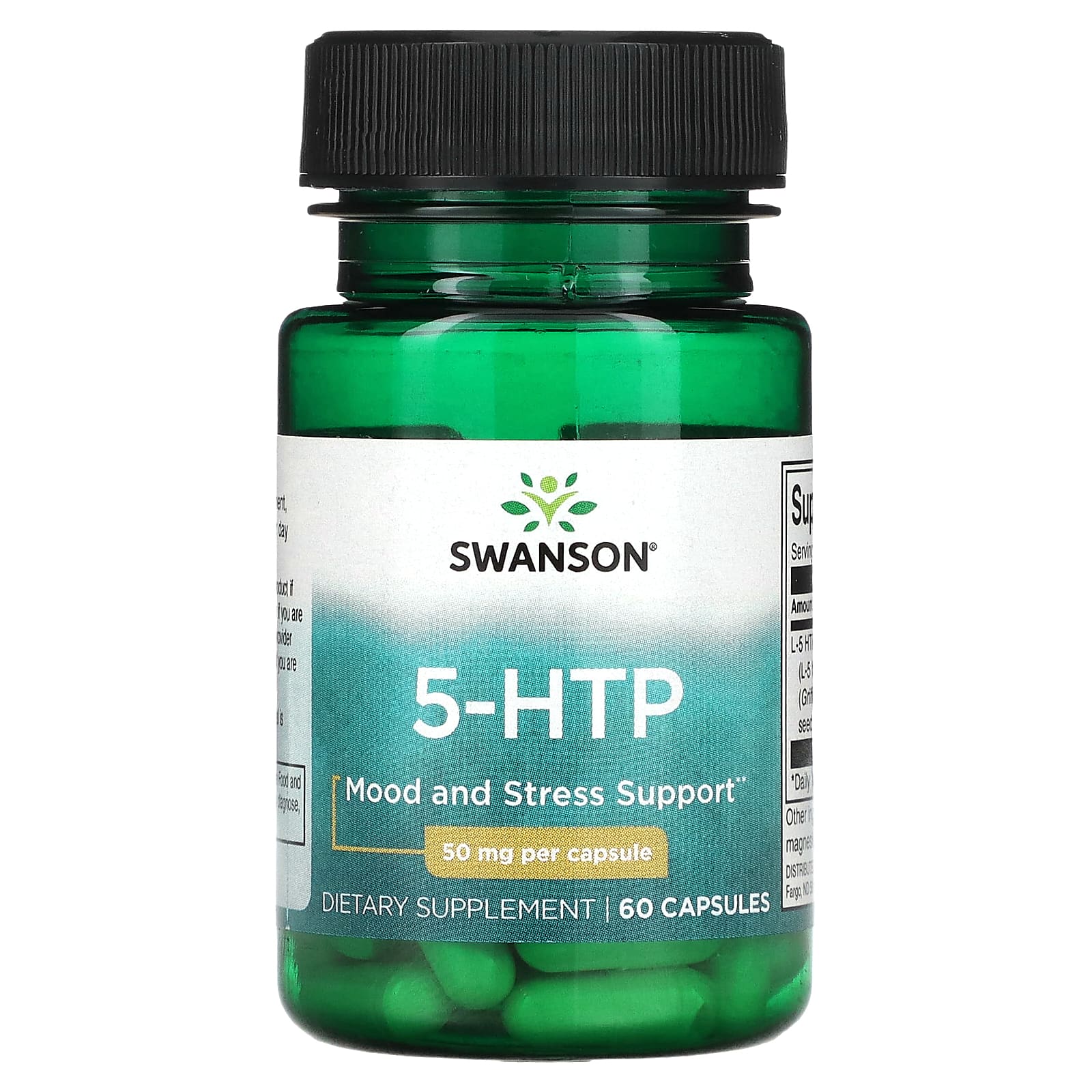 Swanson-5-HTP-50 mg -60 Capsules