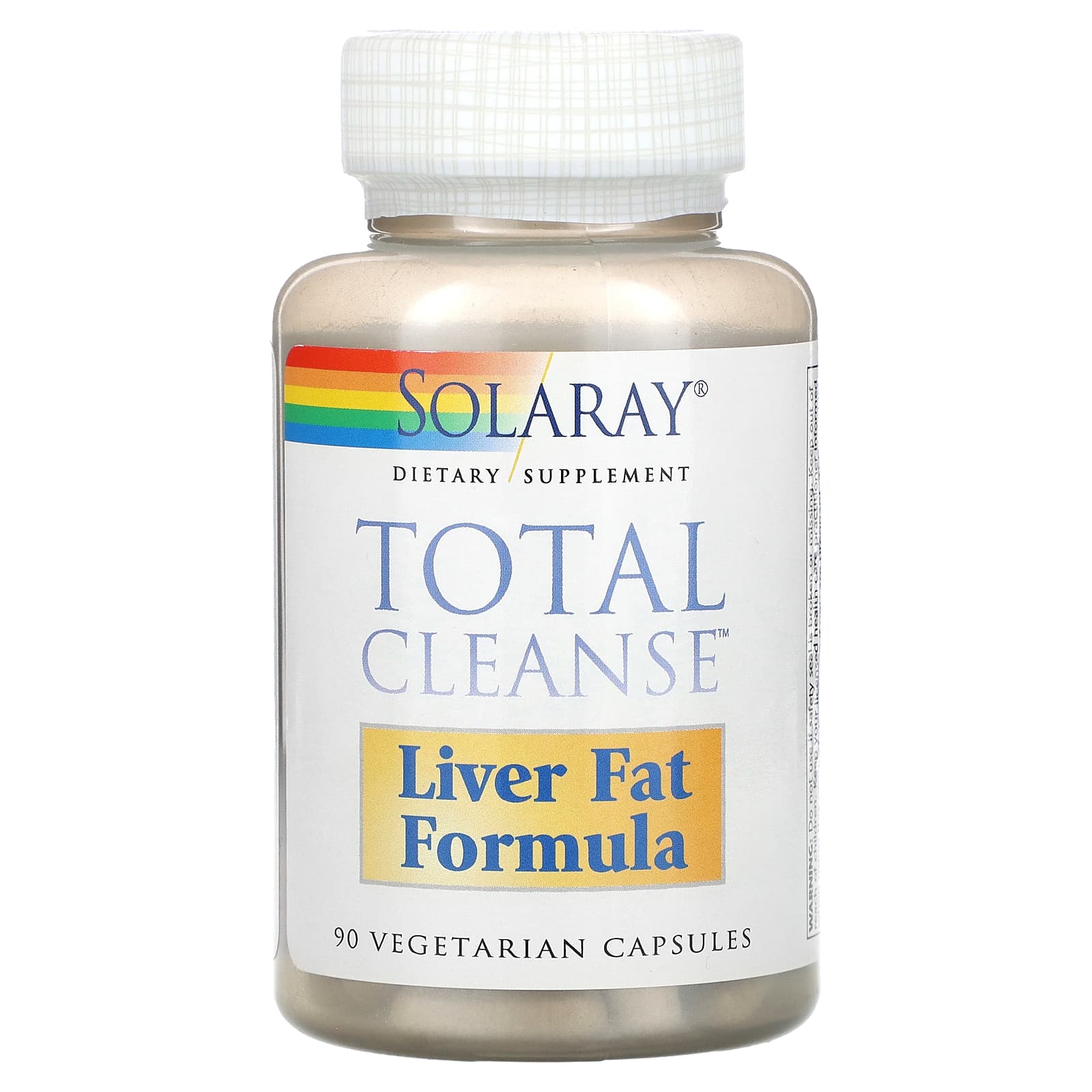 Solaray-Total Cleanse-Liver Fat Formula-90 Vegetarian Capsules