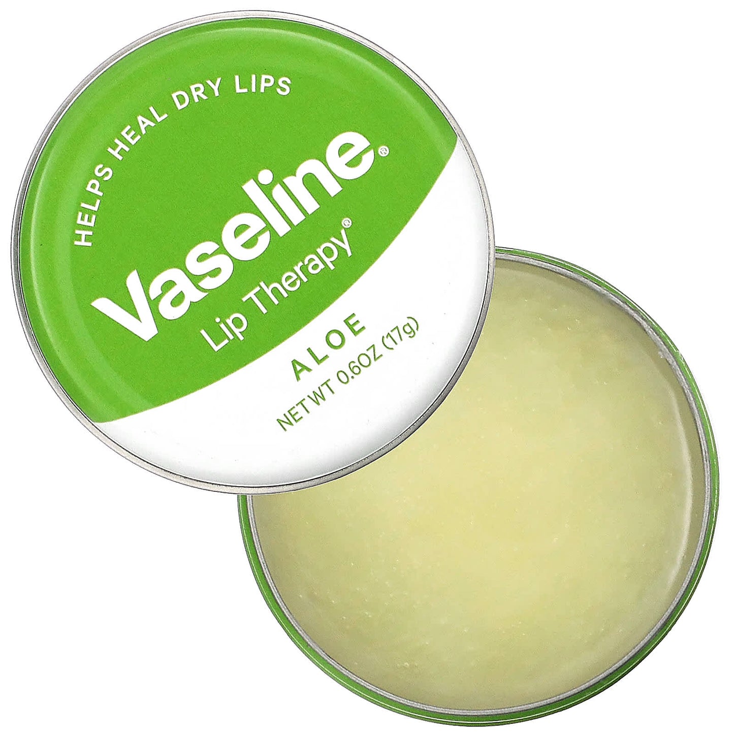 Vaseline, Lip Therapy, Aloe, 0.6 oz (17 g)