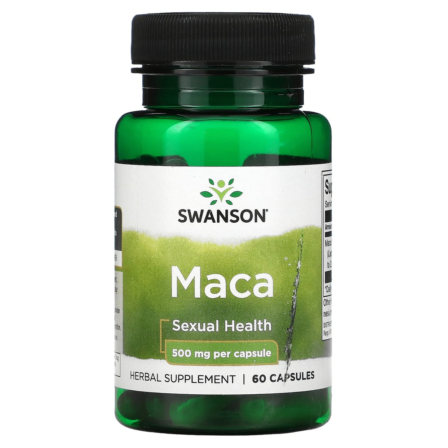 Swanson-Maca-500 mg-60 Capsules