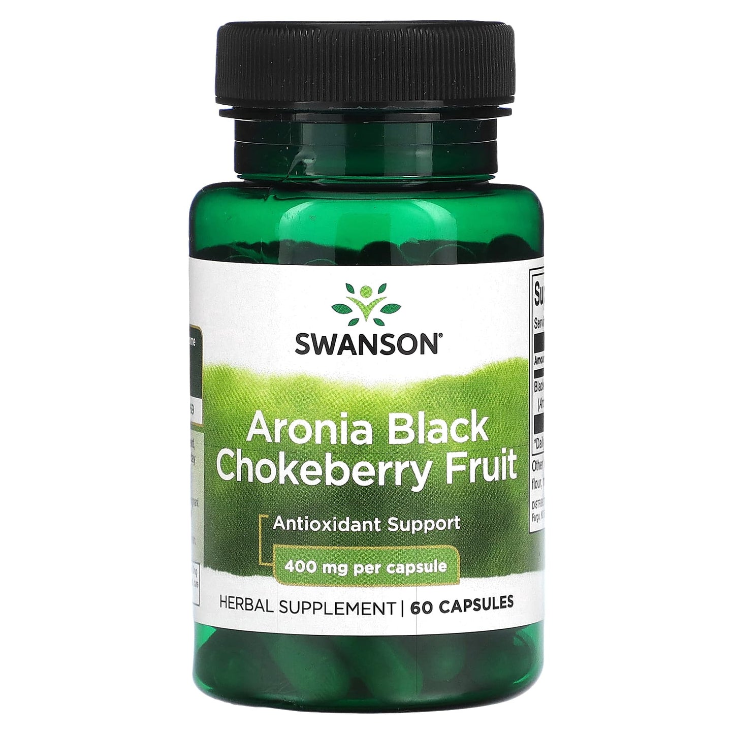 Swanson-Aronia Black Chokeberry Fruit-400 mg-60 Capsules