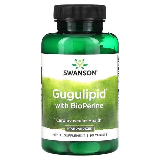 Swanson-Gugulipid with BioPerine-Standardized-90 Tablets