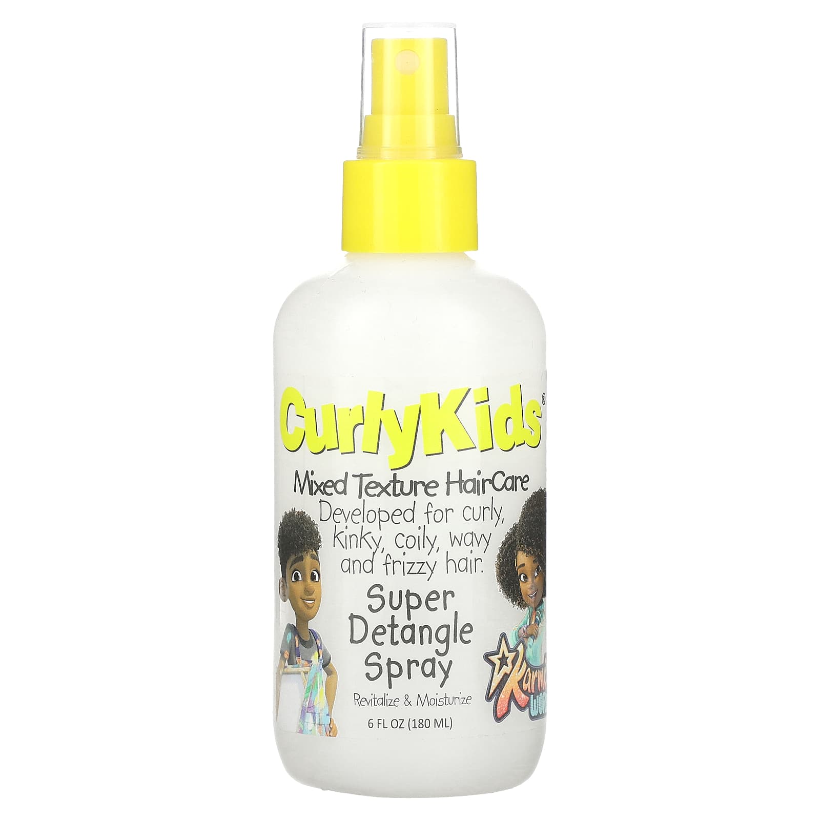 CurlyKids-Super Detangle Spray-6 fl oz (180 ml)