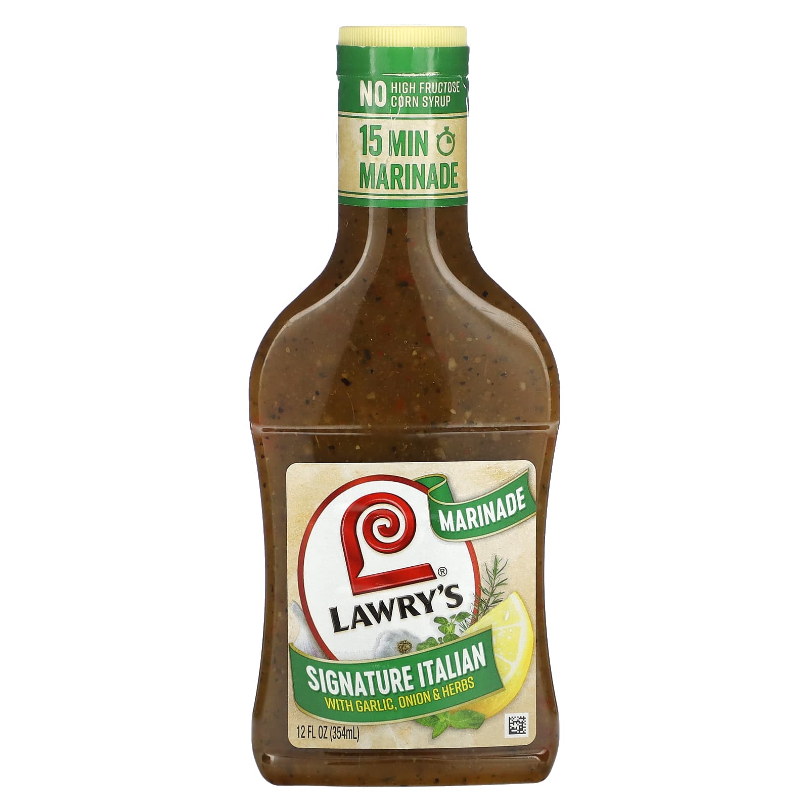 Lawry's-Marinade-Signature Italian With Garlic-Onion & Herbs-12 fl oz (354 ml)