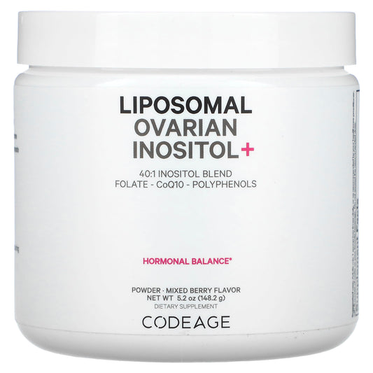 Codeage-Liposomal Ovarian Inositol+-Mixed Berry-5.2 oz (148.2 g)