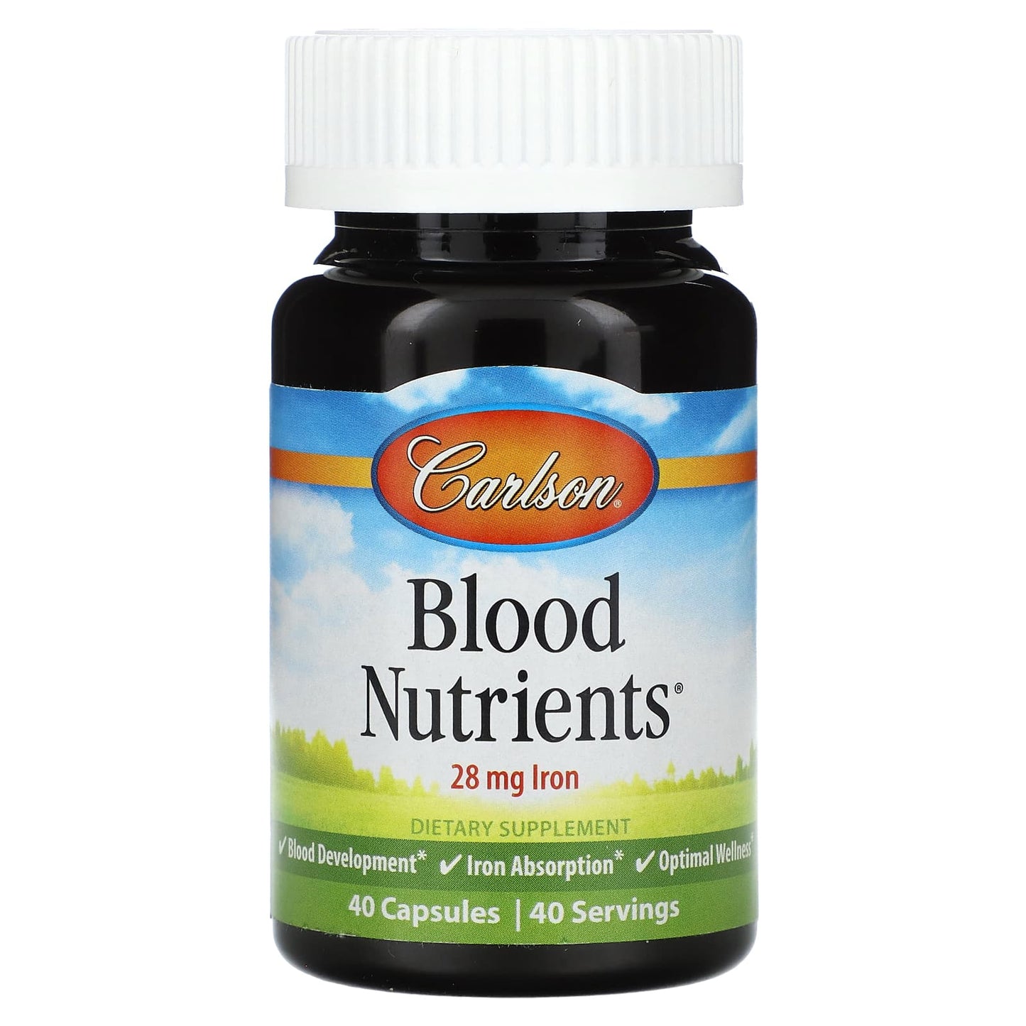 Carlson-Blood Nutrients-40 Capsules