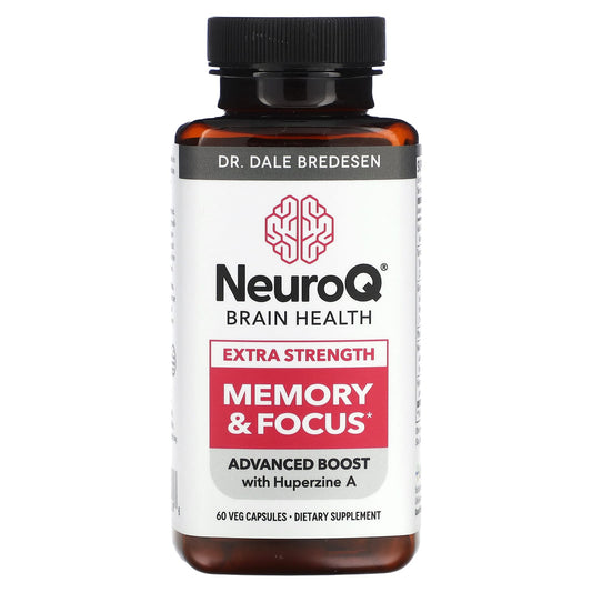 LifeSeasons-NeuroQ Brain Health-Memory & Focus-Extra Strength-60 Veg Capsules