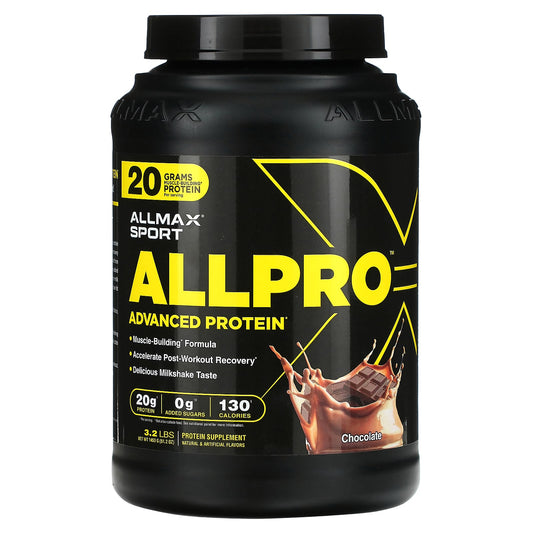 ALLMAX-Sport-ALLPRO Advanced Protein-Chocolate-3.2 lb (1,453 g)