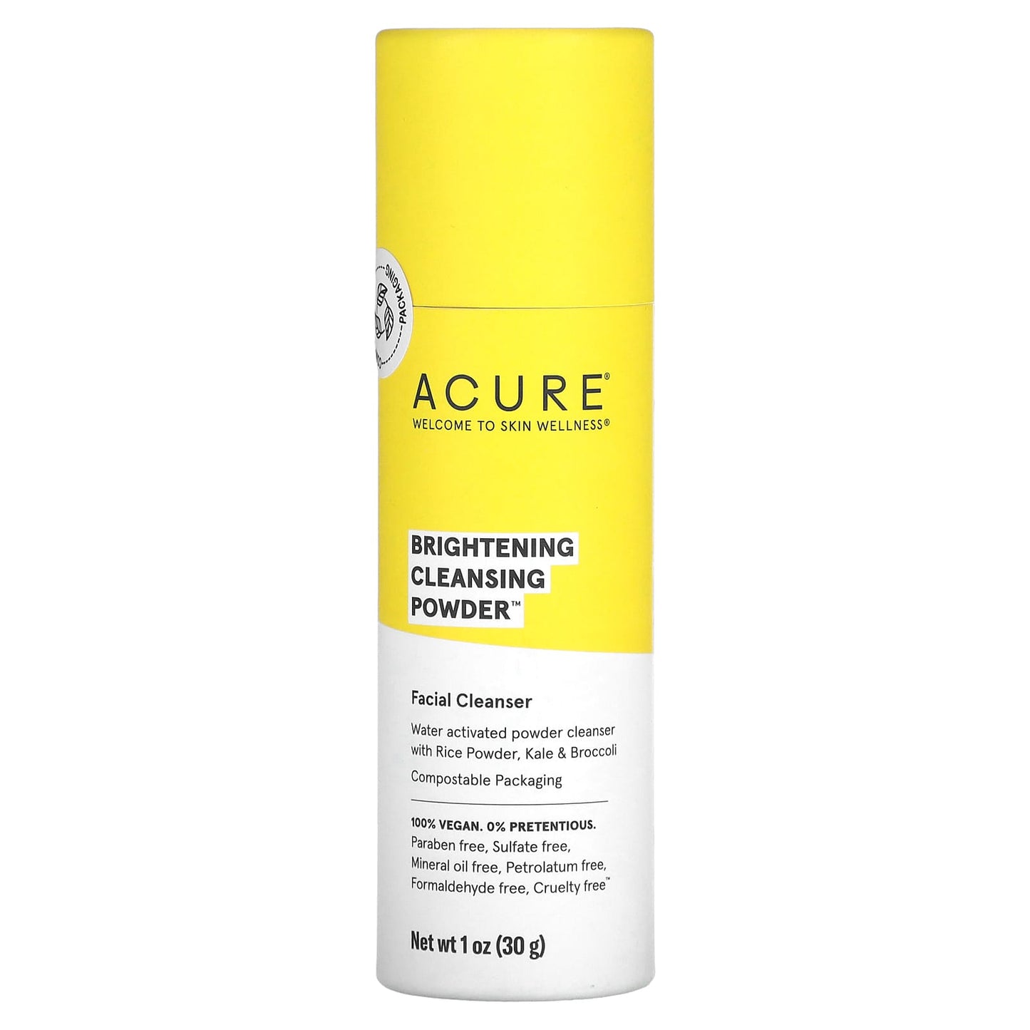 ACURE-Brightening Cleansing Powder-1 oz (30 g)