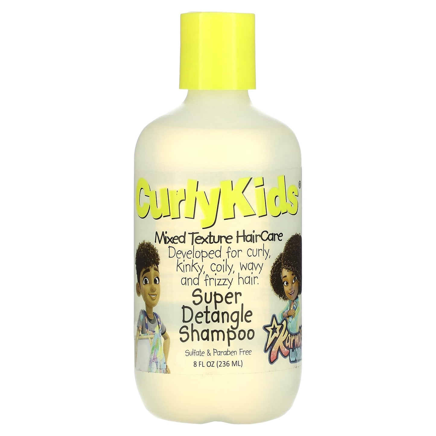 CurlyKids-Super Detangle Shampoo-8 fl oz (236 ml)