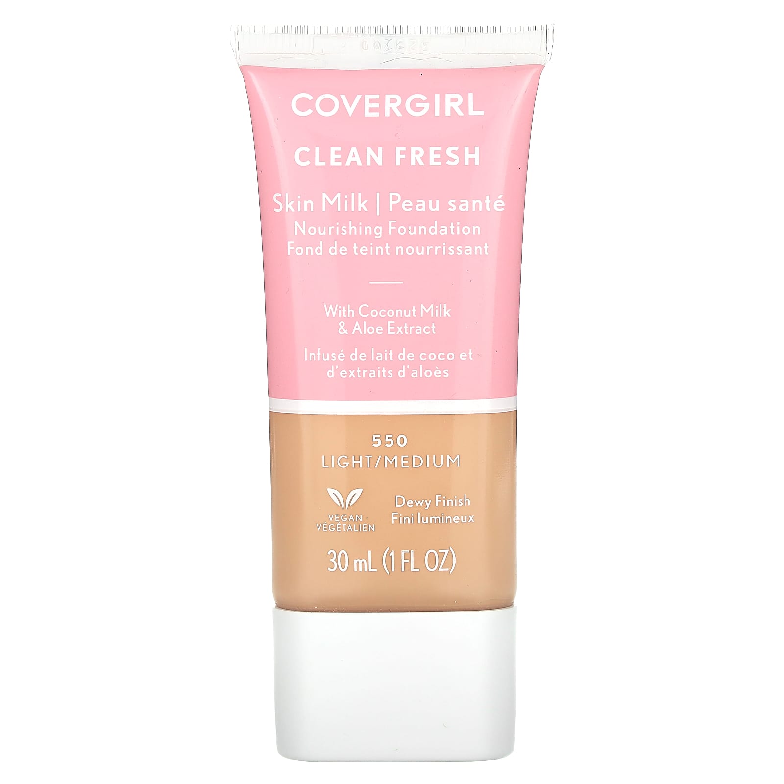 Covergirl-Clean Fresh-Skin Milk Nourishing Foundation-550 Light/Medium-1 fl oz (30 ml)