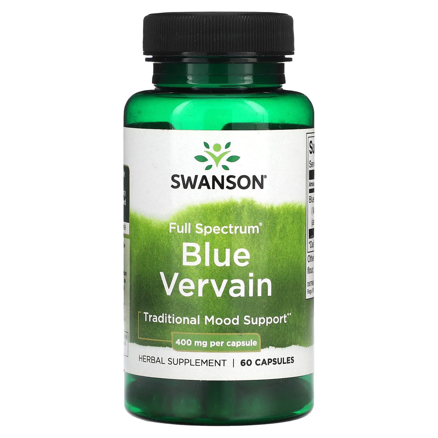 Swanson-Full Spectrum Blue Vervain-400 mg-60 Capsules