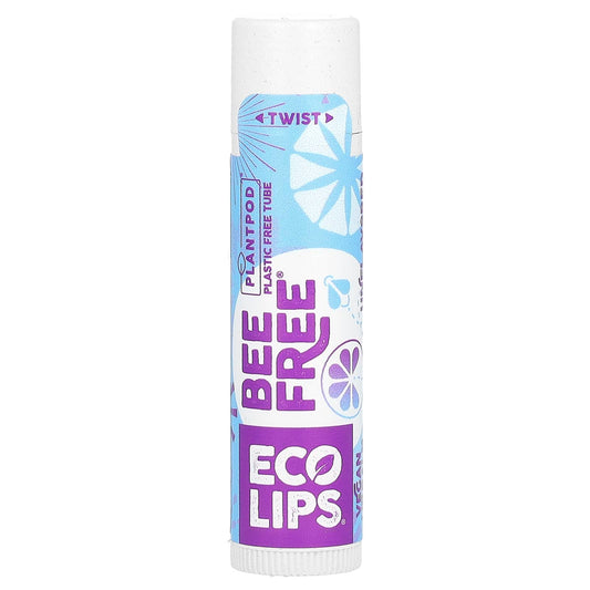 Eco Lips-Bee Free-Vegan Lip Balm-Unflavored-0.15 oz (4.25 g)