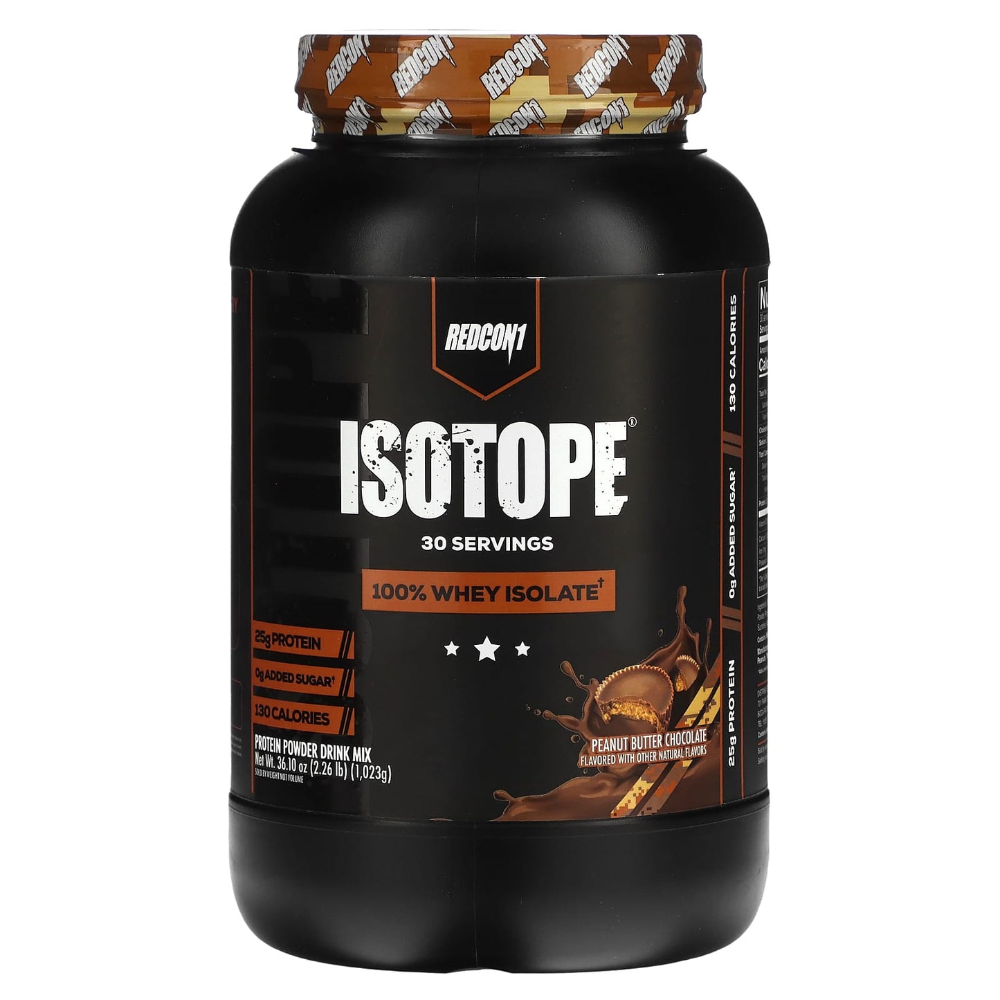 Redcon1-Isotope-100% Whey Isolate-Peanut Butter Chocolate-2.26 lb (1,023 g)