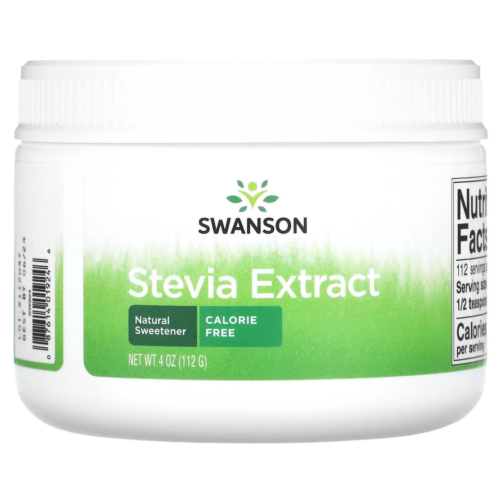 Swanson-Stevia Extract-4 oz (112 g)