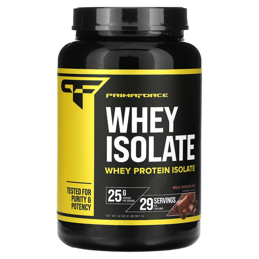 Primaforce-Whey Protein Isolate-Milk Chocolate-2 lb (907 g)