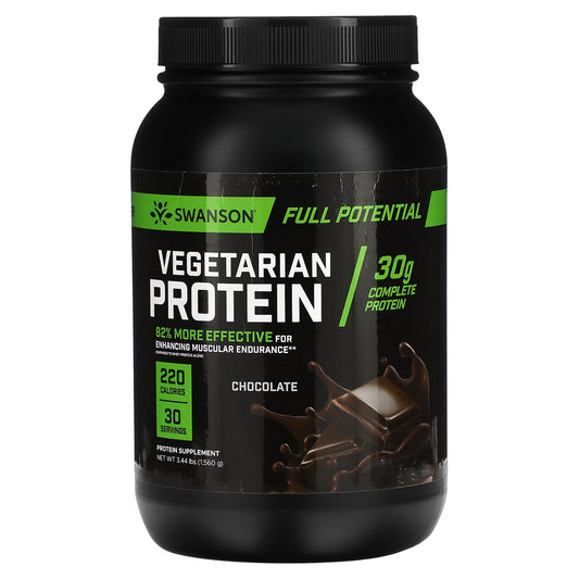 Swanson-Vegetarian Protein-Chocolate-3.44 lbs (1,560 g)