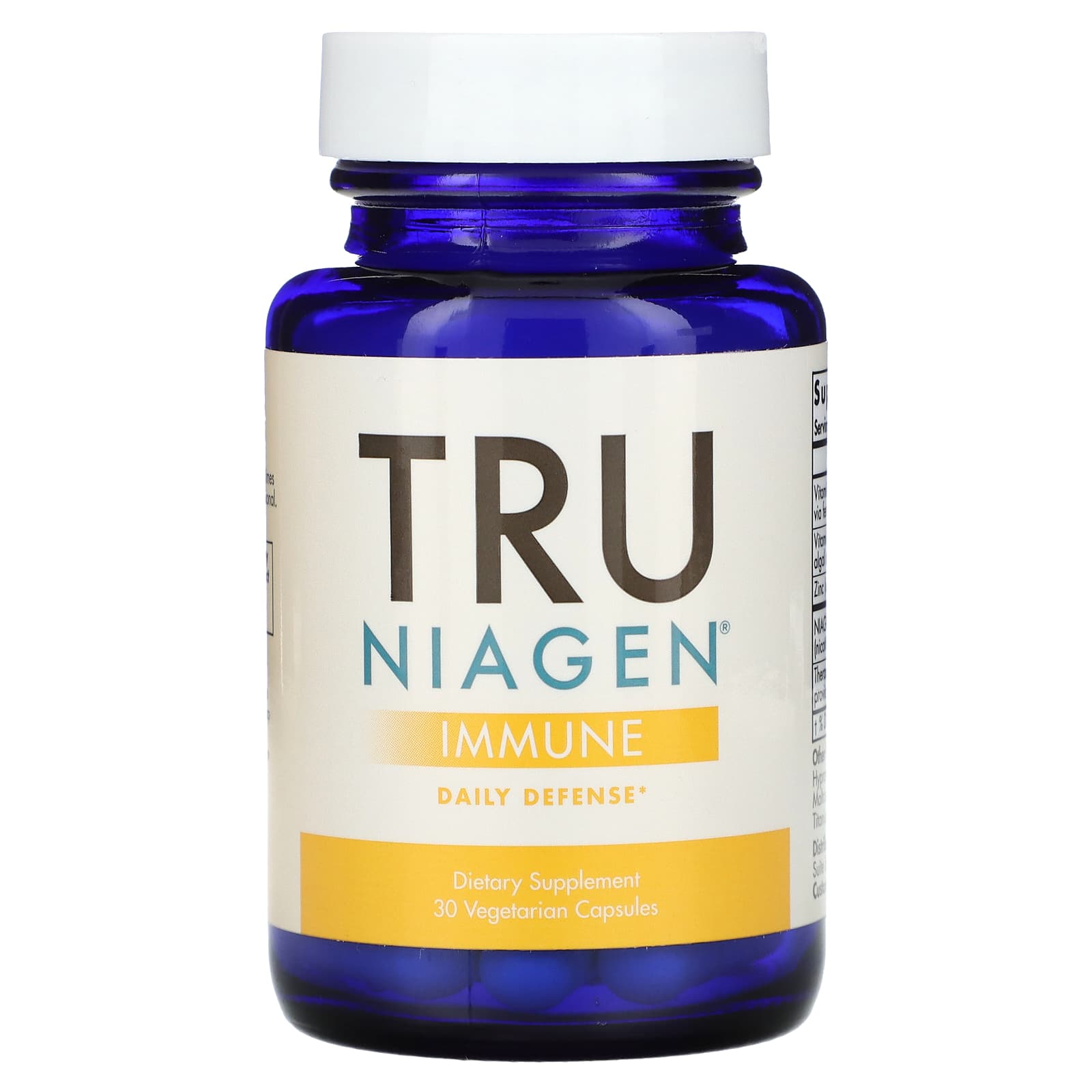 Tru Niagen-Immune-Daily Defense-30 Vegetarian Capsules