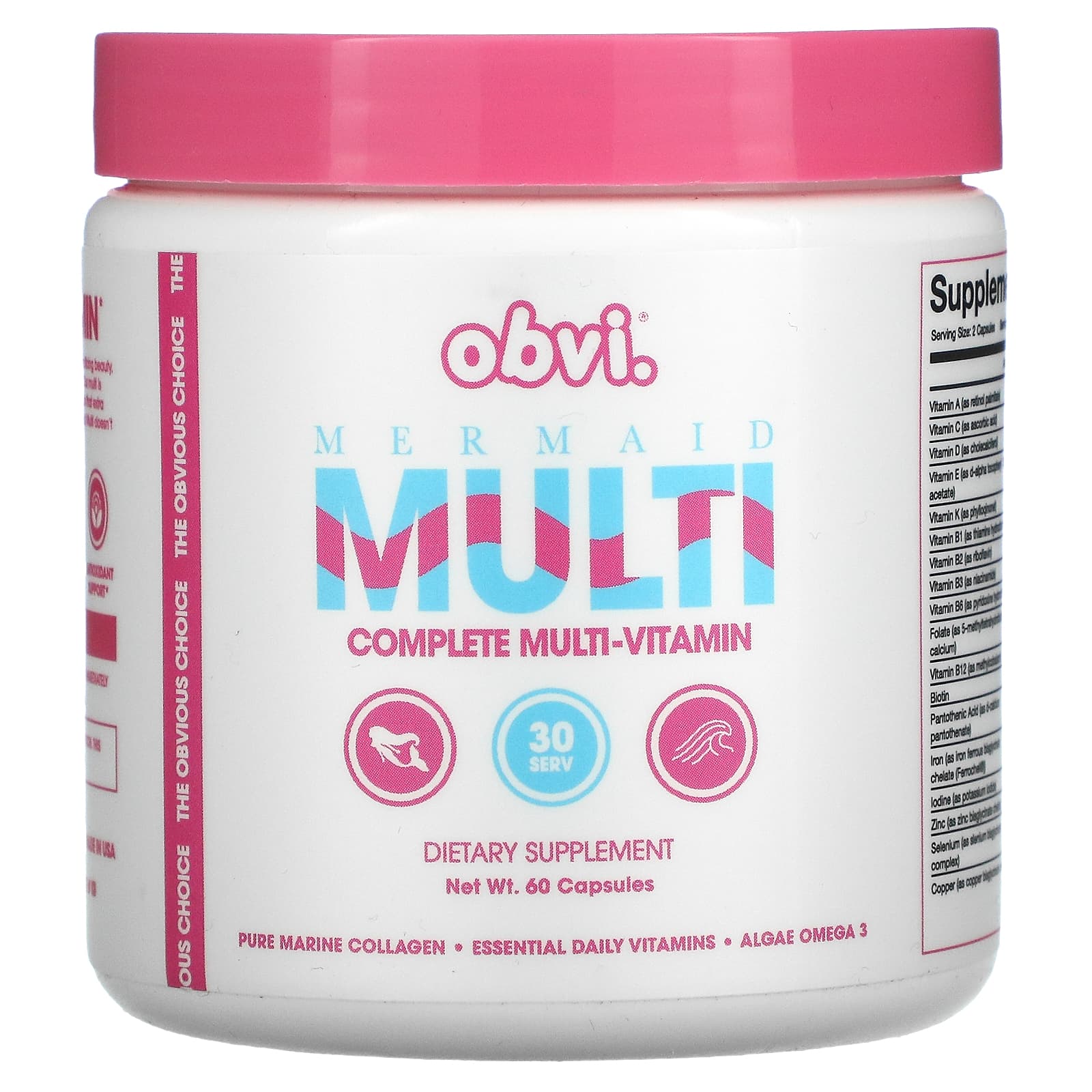 Obvi-Mermaid Multi-60 Capsules