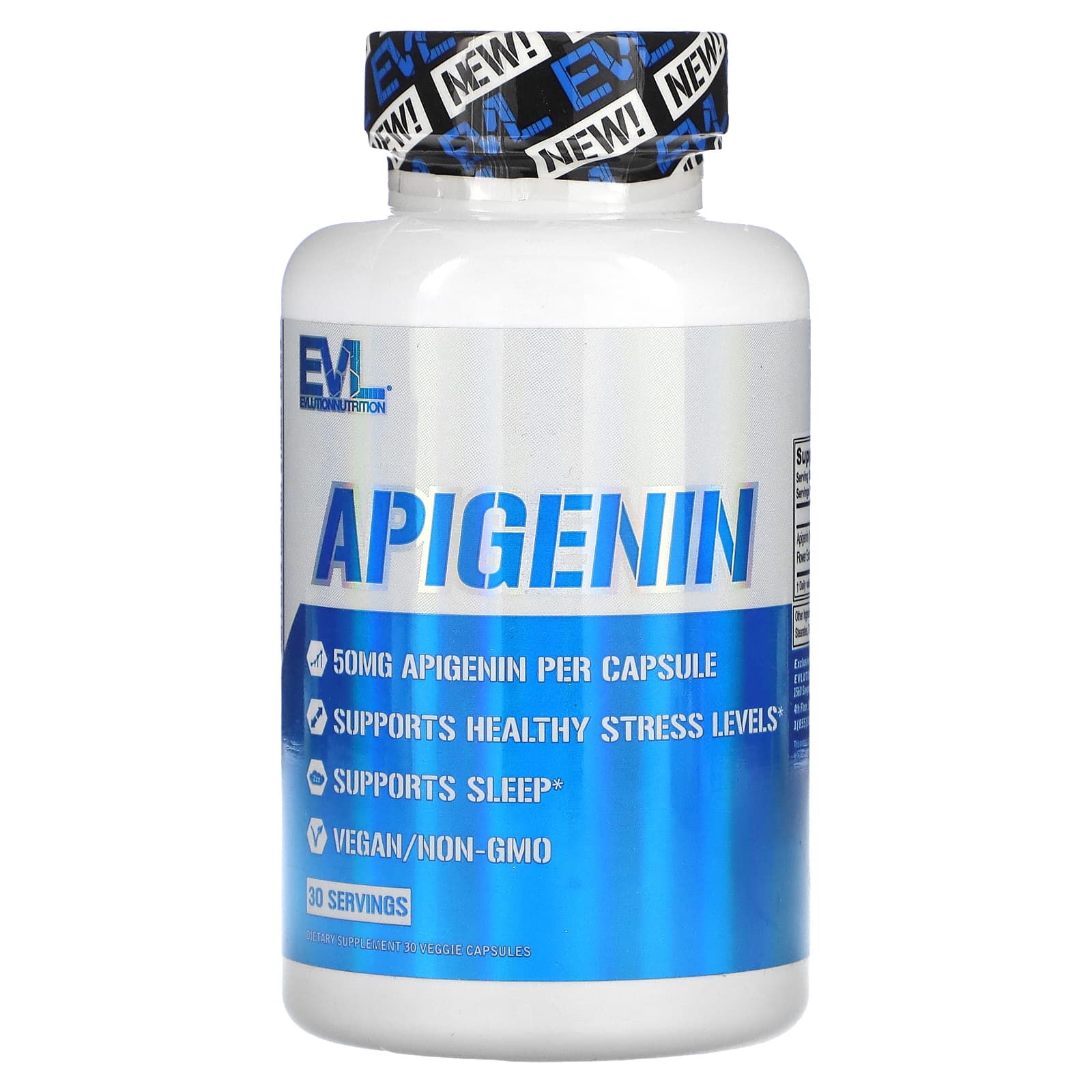 EVLution Nutrition-Apigenin-30 Veggie Capsules