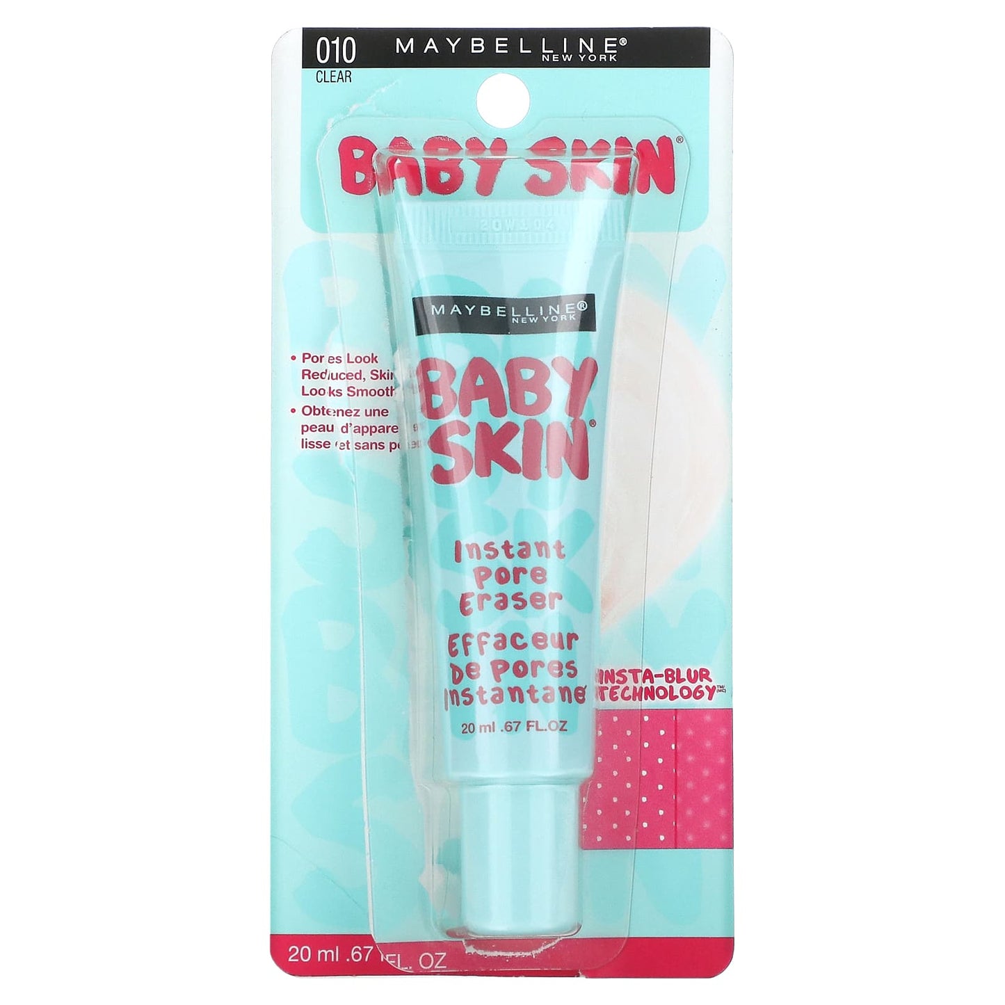 Maybelline, Baby Skin, Instant Pore Eraser, 010 Clear, 0.67 fl oz (20 ml)