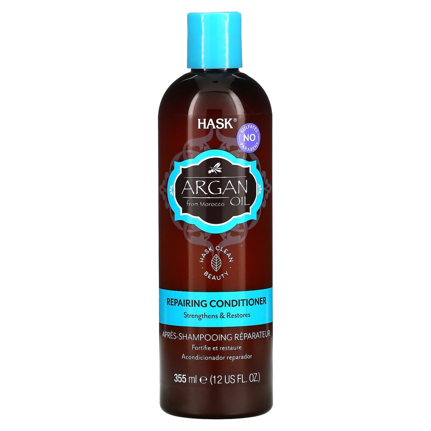 Hask Beauty-Argan Oil from Morocco-Repairing Conditioner-12 fl oz (355 ml)