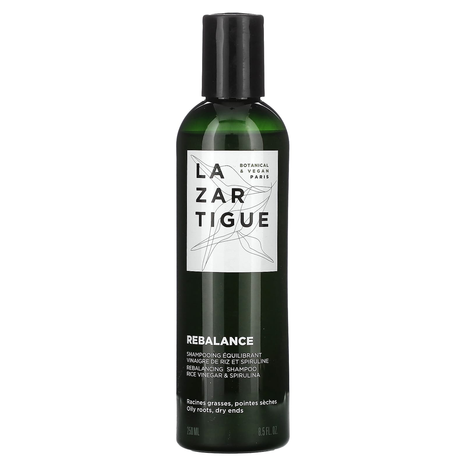 Lazartigue-Rebalancing Shampoo-Rice Vinegar & Spirulina -8.5 fl oz (250 ml)