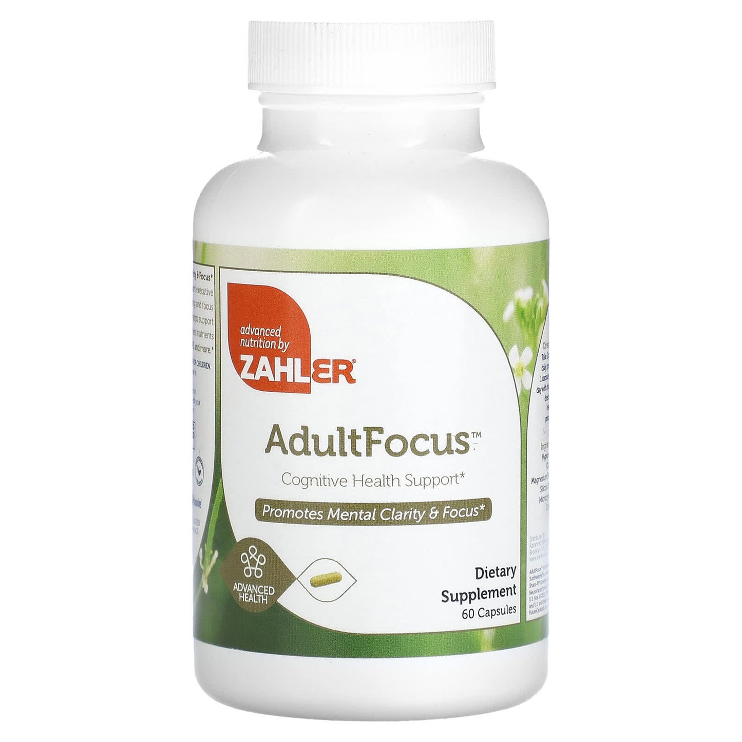 Zahler-AdultFocus-Cognitive Health & Focus Support-60 Capsules