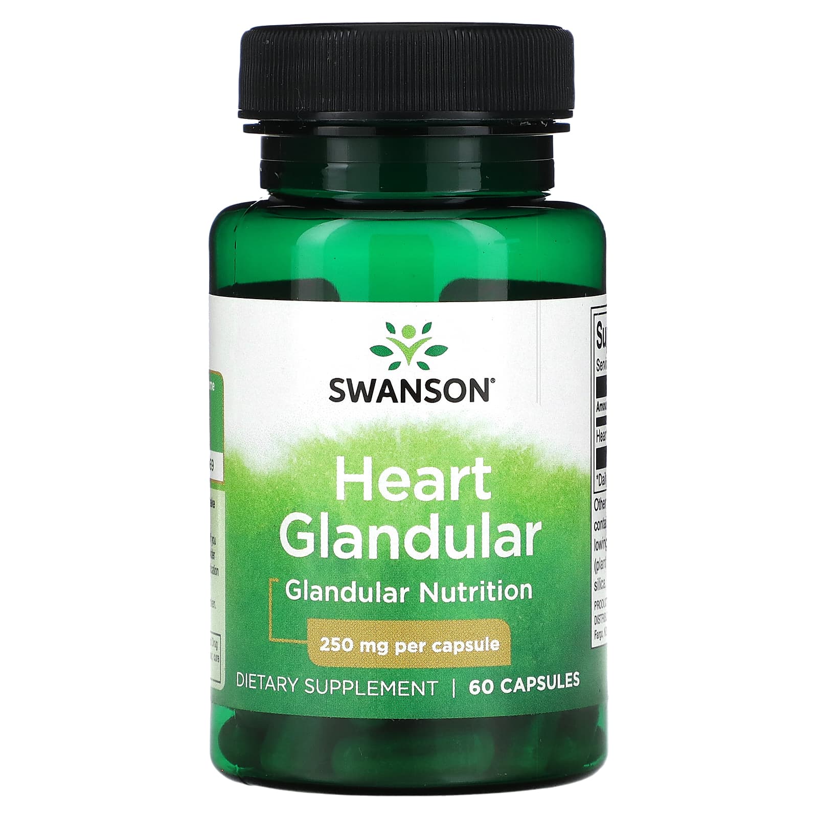 Swanson-Heart Glandular -250 mg -60 Capsules