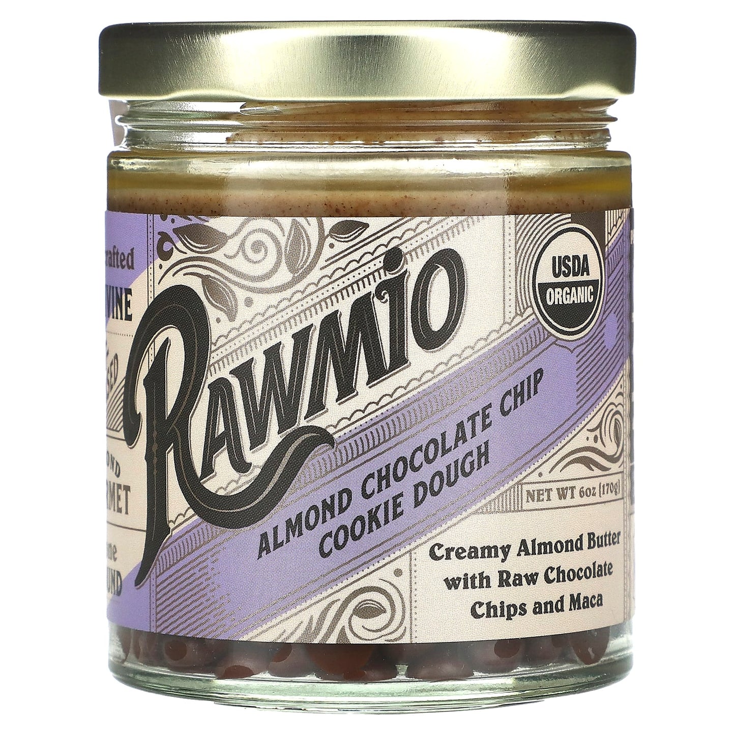 Rawmio-Almond Chocolate Chip Cookie Dough-6 oz (170 g)