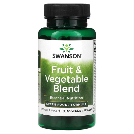 Swanson-Fruit & Vegetable Blend-60 Veggie Capsules