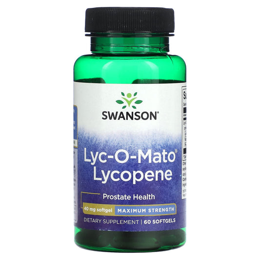 Swanson-Lyc-O-Mato Lycopene-Maximum Strength-40 mg-60 Softgels