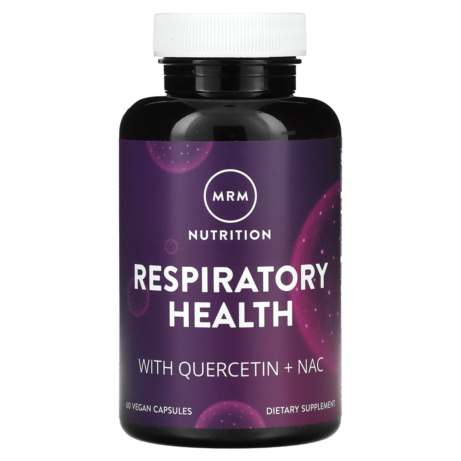 MRM Nutrition-Respiratory Health with Quercetin + NAC-60 Vegan Capsules