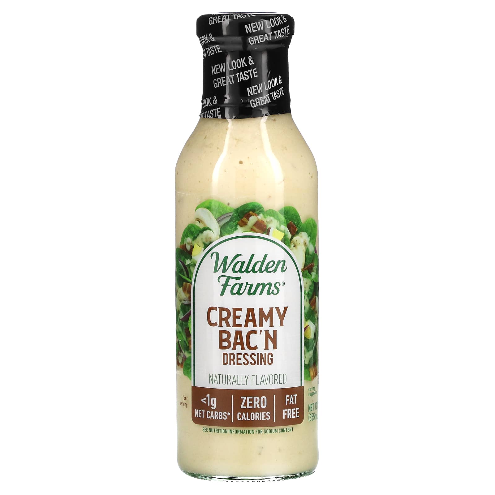 Walden Farms-Creamy Bac'N Dressing-12 fl oz (355 ml)